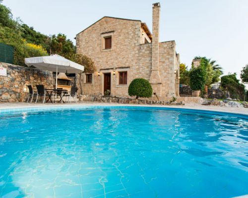 Image showing Hill top house